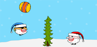 Snow volleyball