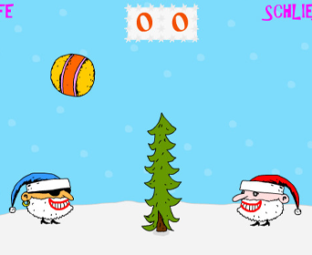 Snow volleyball