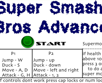 Super smash bros advance