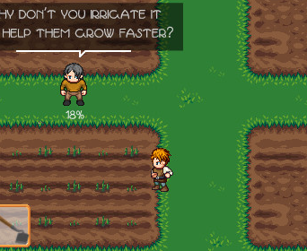 Idle farmer