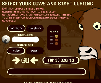 Brown Cow Curling