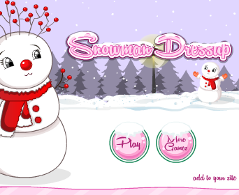 Snowman dress up