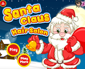 Santa claus hair salon