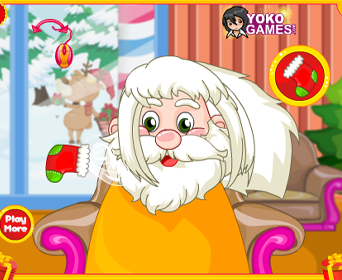 Santa claus hair salon