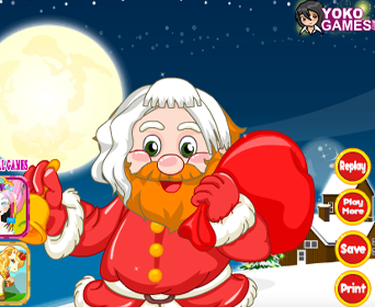 Santa claus hair salon