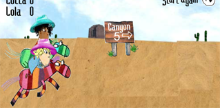 Sock pony race
