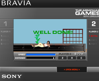 The sofa long jump