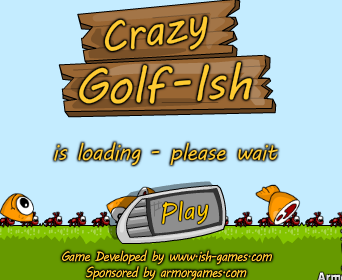 Crazy golf fish