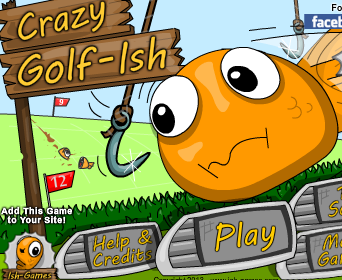 Crazy golf fish