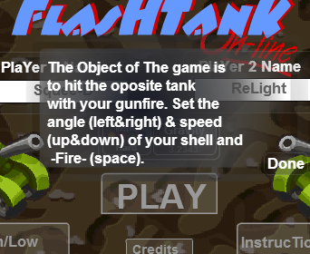 Tank shooting