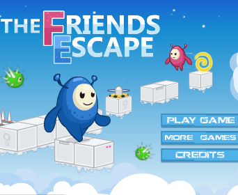 The friends escape