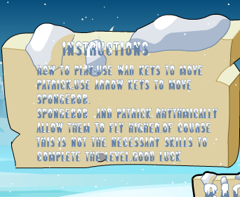 Spongebob snow