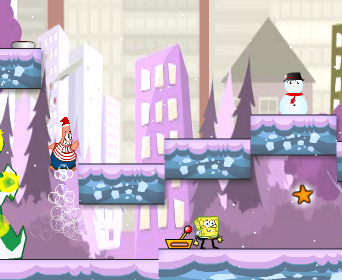 Spongebob snow