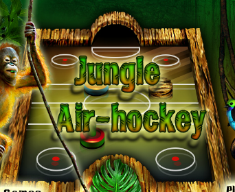 Jungle air hockey