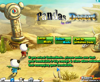 Pandas in the desert