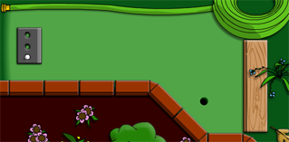 Backyard mini golf