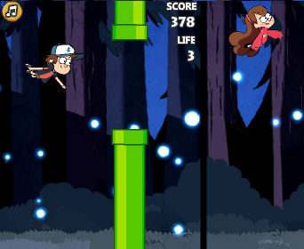 Flappy gravity falls