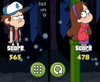 Flappy gravity falls